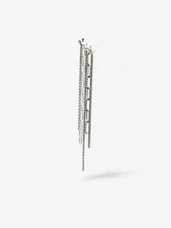 Buddha to Buddha Multi Chain Earring George Silver Single Piece 036 one + Luxe Cadeau