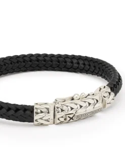 Buddha to Buddha Nurul/Ellen mix leather armband 863BL
