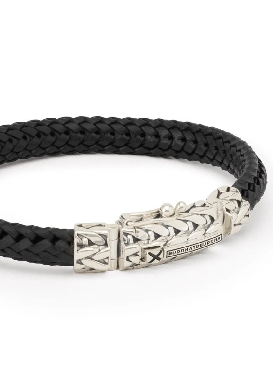 Buddha to Buddha Nurul/Ellen mix leather armband 863BL