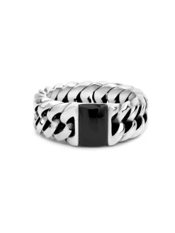 Buddha to Buddha ring Chain Onyx 603ON