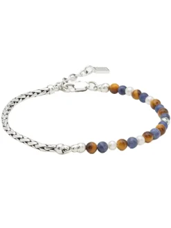 Buddha to Buddha Spirit Bead Stacking Sodaliet Tijgeroog armband 038TIS + Luxe Cadeau