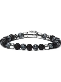 Buddha to Buddha Spirit Bead Mini Snowflake armband 189SN