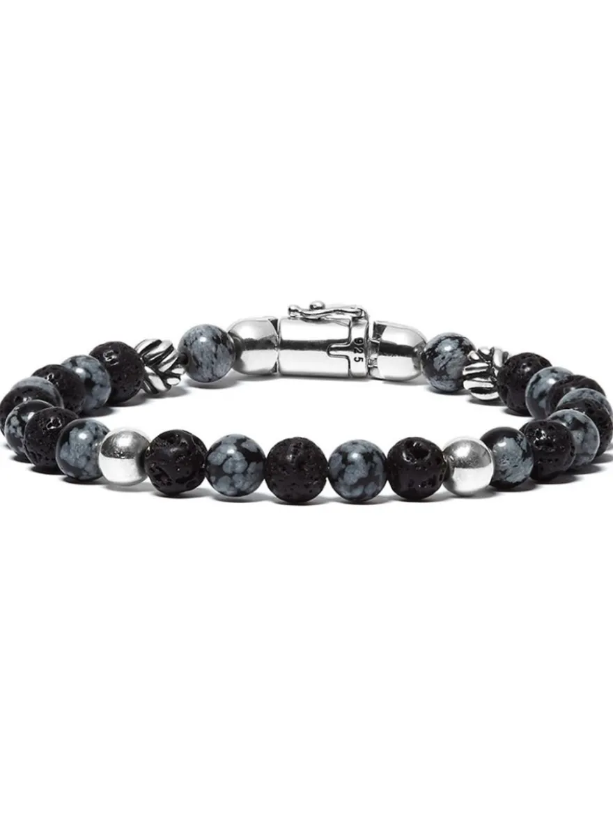 Buddha to Buddha Spirit Bead Mini Snowflake armband 189SN