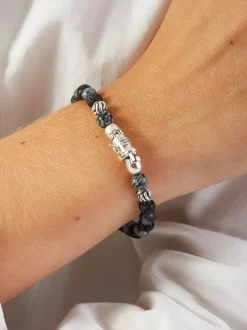 Buddha to Buddha Spirit Bead Mini Snowflake armband 189SN