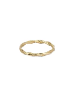 Buddha to Buddha Stacking Katja Twist Gold ring + Luxe Cadeau