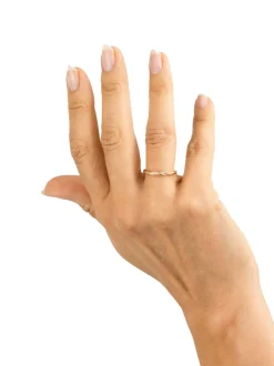Buddha to Buddha Stacking Katja Twist Gold ring + Luxe Cadeau