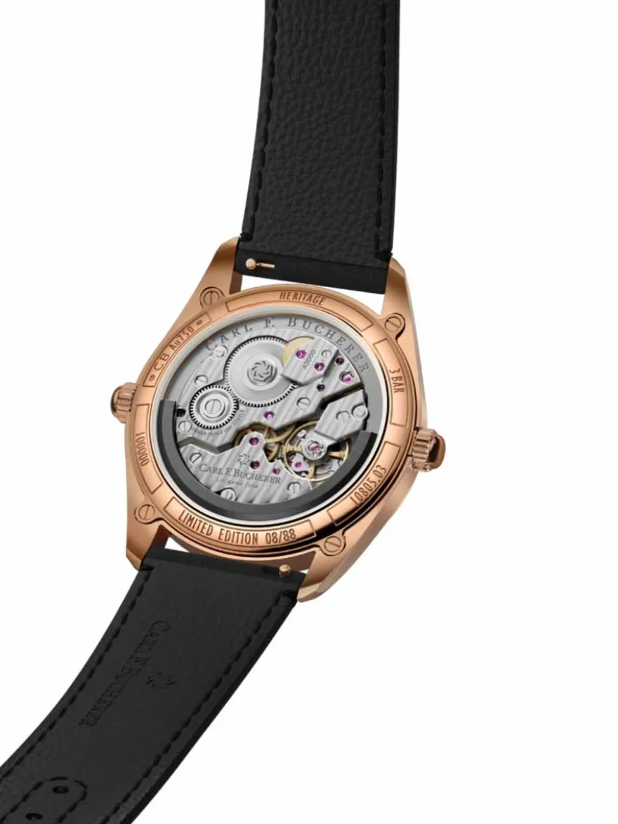 Carl F. Bucherer Heritage Worldtimer Limited Edition 00.10805.03.13.01 + Luxe Cadeau