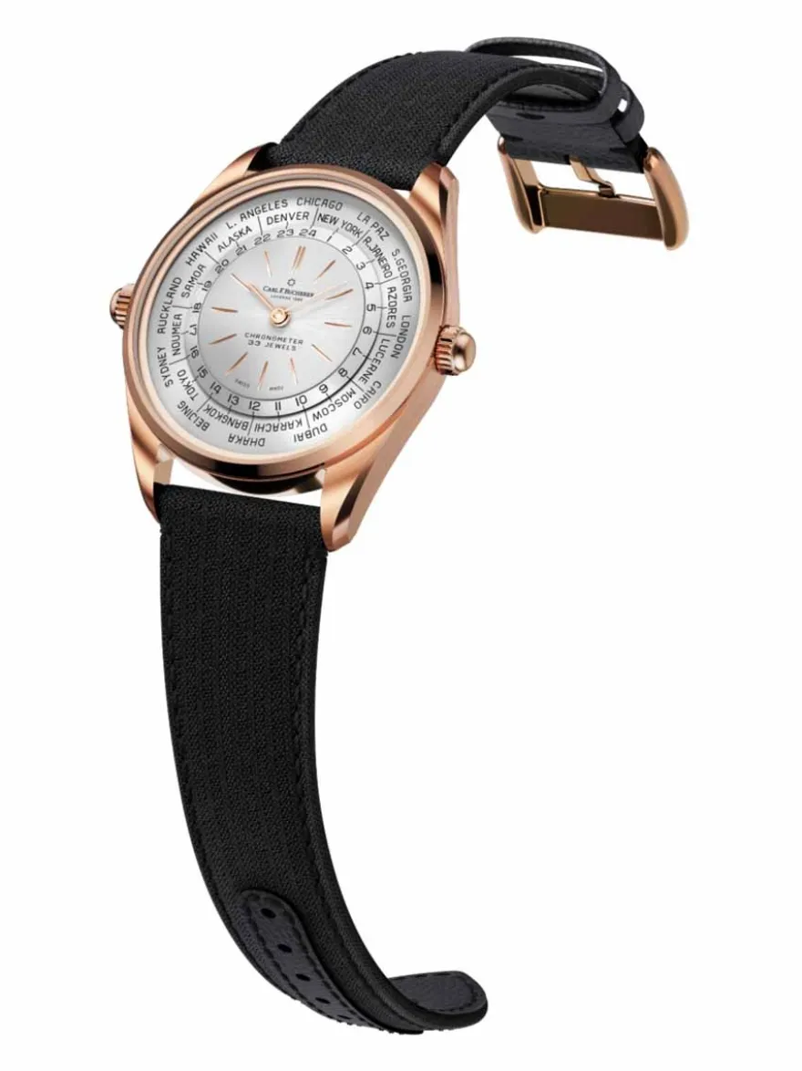 Carl F. Bucherer Heritage Worldtimer Limited Edition 00.10805.03.13.01 + Luxe Cadeau