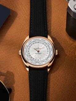 Carl F. Bucherer Heritage Worldtimer Limited Edition 00.10805.03.13.01 + Luxe Cadeau