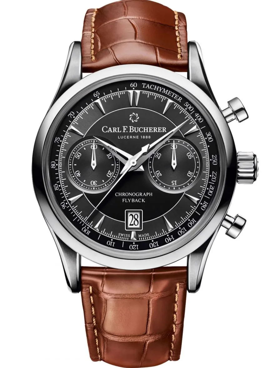 Carl F. Bucherer Manero Flyback 00.10919.08.33.01 + Luxe Cadeau