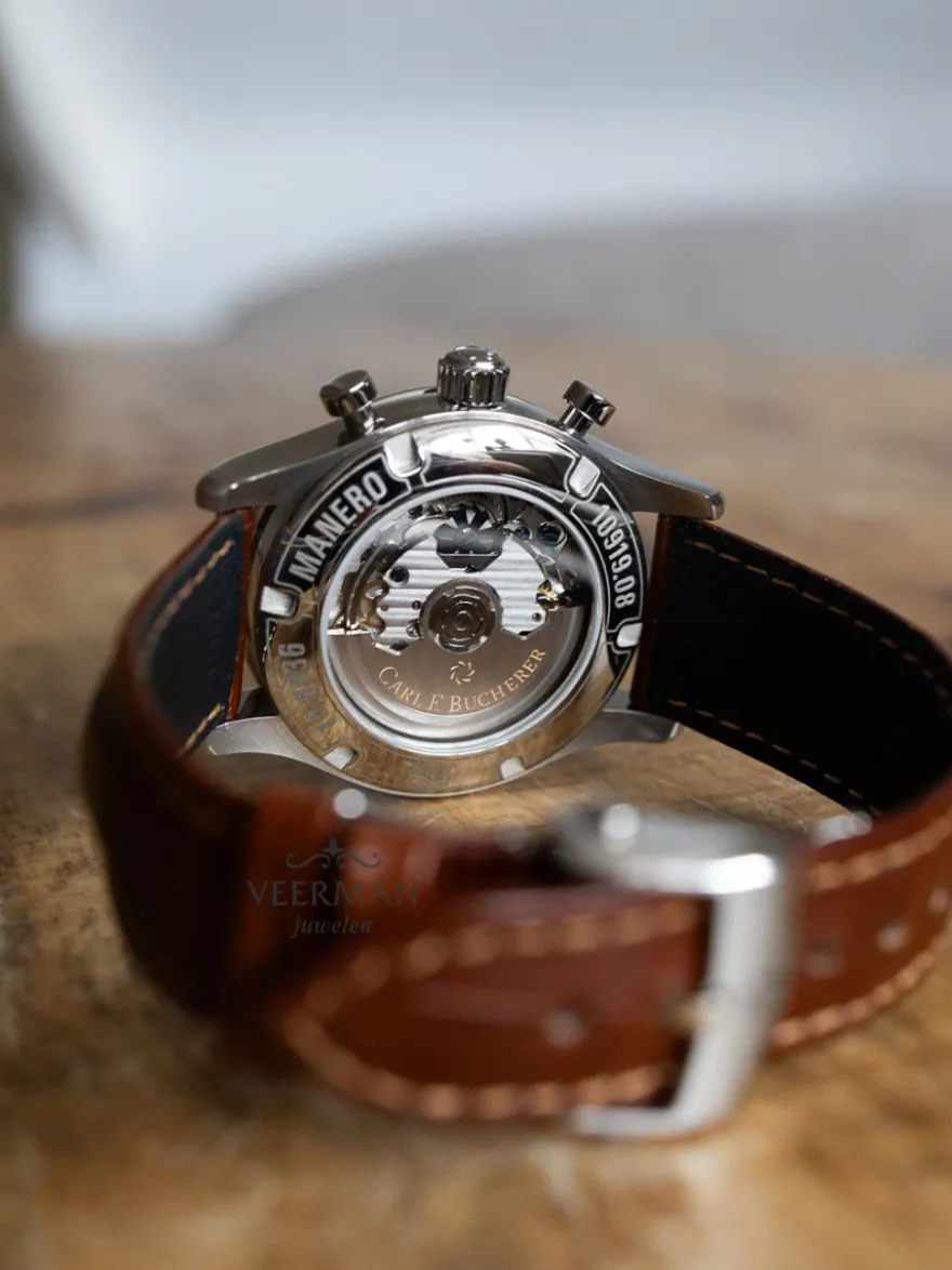 Carl F. Bucherer Manero Flyback 00.10919.08.33.01 + Luxe Cadeau