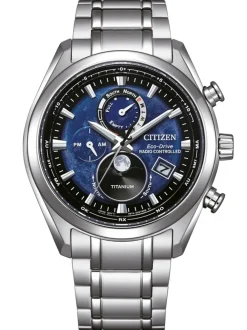Citizen Super Titanium Radio Controlled Moonphase BY1010-81L