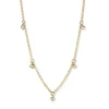 Collier geelgoud met briljant 0,25crt. + luxe cadeau