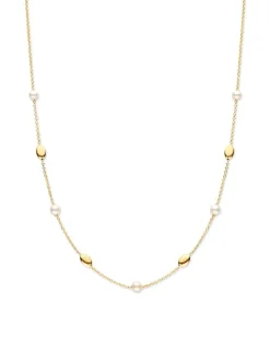 Collier geelgoud parel + luxe cadeau