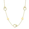 Collier met geelgouden elementen + luxe cadeau