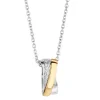 Collier zilver met goud + Luxe cadeau