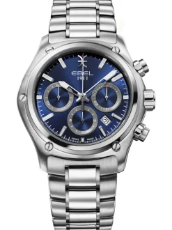 Ebel Chronograph 1911 serie 44mm 1216618 + Luxe Cadeau