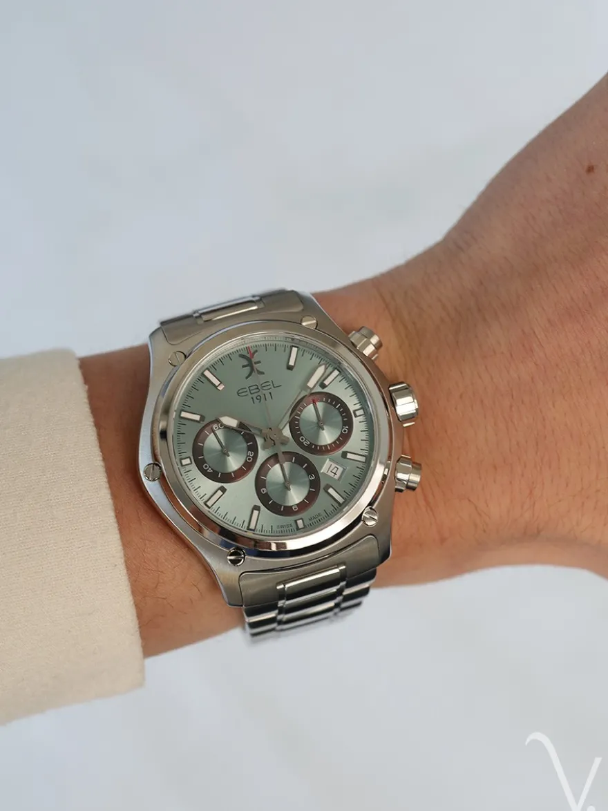 Ebel Chronograph 1911 serie 44mm 1216680 + Luxe Cadeau