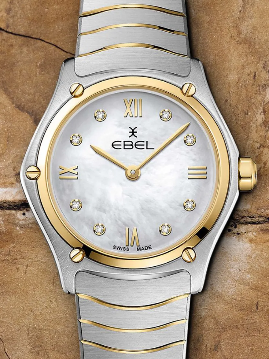 Ebel Sport Classic ladies horloge 1216388A + Luxe cadeau