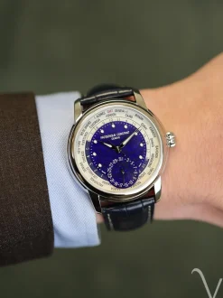 Frederique Constant Classic Worldtimer Manufacture FC-718LA4H6 + Luxe Cadeau