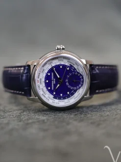 Frederique Constant Classic Worldtimer Manufacture FC-718LA4H6 + Luxe Cadeau