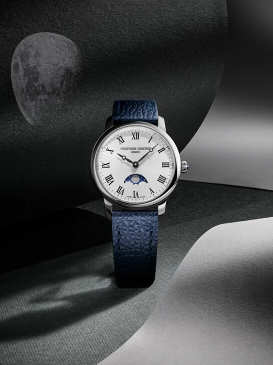 Frederique Constant Classics Moneta Moonphase FC-206RS1S6 + Luxe Cadeau