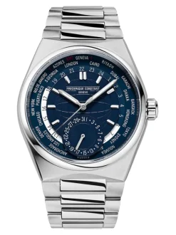 Frederique Constant Manufacture Worldtimer FC-718N4NH6B + Luxe Cadeau