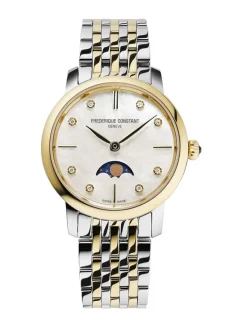 Frederique Constant Slimline Moonphase FC-206MPWD1S3B + Luxe Cadeau