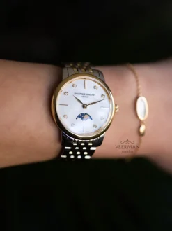Frederique Constant Slimline Moonphase FC-206MPWD1S3B + Luxe Cadeau