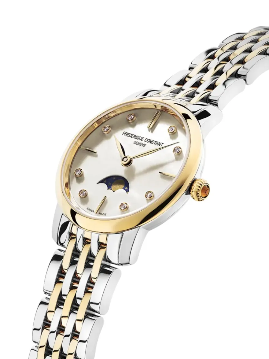 Frederique Constant Slimline Moonphase FC-206MPWD1S3B + Luxe Cadeau