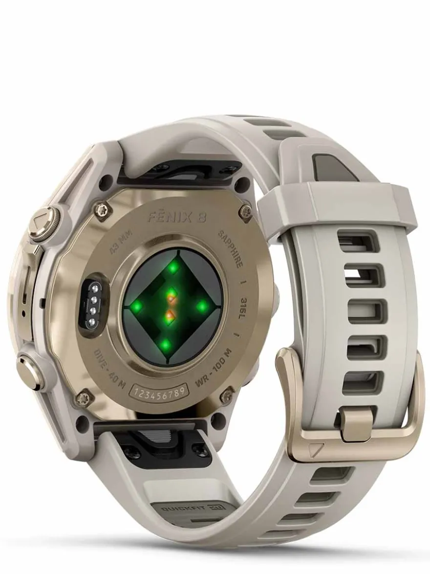 Garmin Fenix 8 Sapphire 43mm Amoled 010-02903-11 + Luxe Cadeau