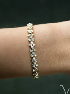 Geelgouden armband met briljant 2,45crt + Luxe Cadeau