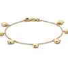 Geelgouden armband met elementen + luxe cadeau