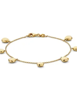 Geelgouden armband met elementen + luxe cadeau