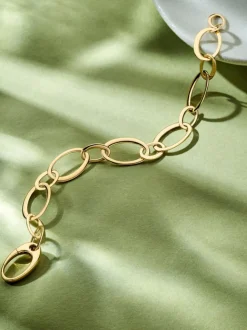 Geelgouden armband met ovale schakels + Luxe Cadeau