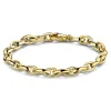 Geelgouden armband met ovale schakels + Luxe Cadeau