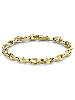 Geelgouden armband met ovale schakels + Luxe Cadeau