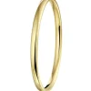 Geelgouden bangle 5mm massief + Luxe Cadeau