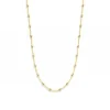 Geelgouden bolletjes collier 45cm + Luxe Cadeau