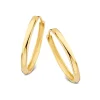 Geelgouden oorringen + Luxe Cadeau