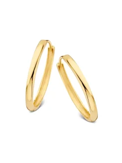 Geelgouden oorringen + Luxe Cadeau