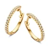 Geelgouden oorringen met briljant 0,22crt. + Luxe cadeau
