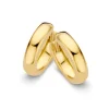 Geelgouden oorringen 12mm + luxe cadeau