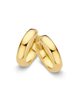 Geelgouden oorringen 12mm + luxe cadeau