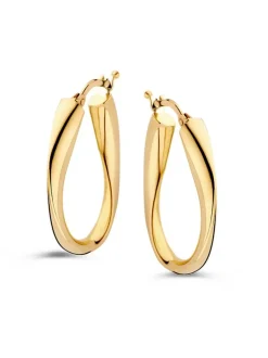 Geelgouden oorringen 22mm + Luxe Cadeau
