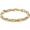 Geelgouden schakelarmband met ovale schakels + Luxe Cadeau