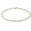 Geelgouden schakelarmband met briljant 0,61crt + Luxe Cadeau