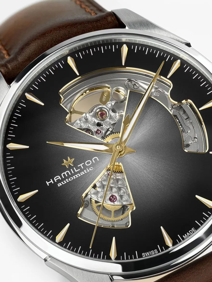 Hamilton Jazzmaster Open Heart 42mm H32675581 + Luxe Cadeau