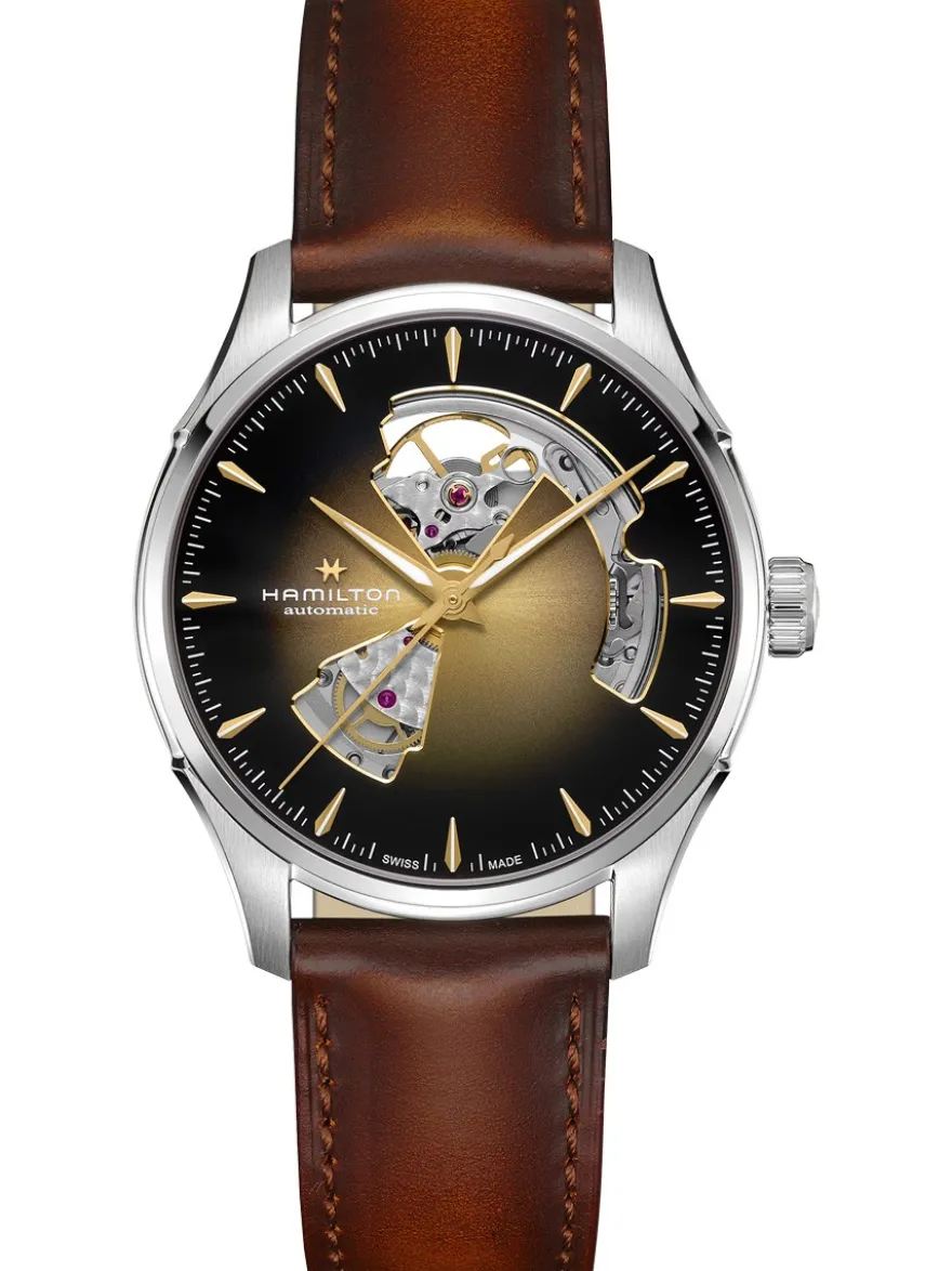 Hamilton Jazzmaster Open Heart 40mm H32675501 + Luxe Cadeau