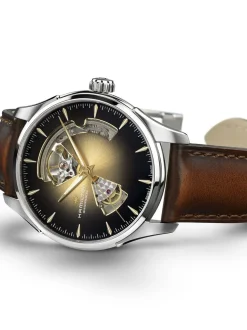 Hamilton Jazzmaster Open Heart 40mm H32675501 + Luxe Cadeau